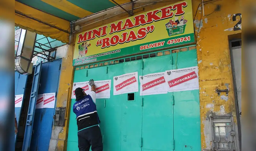 Clausuran doce locales inseguros en la recuperada avenida 28 de Julio. [FOTOS]