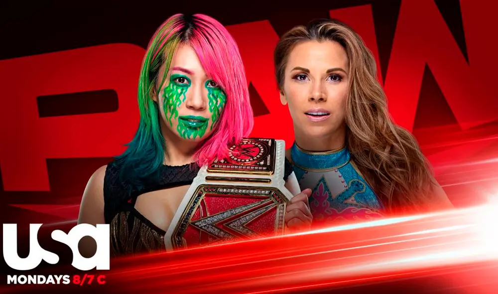Asuka vs. Mickie James HOY en WWE RAW. Foto: WWE Asuka vs. Mickie James HOY en WWE RAW. Foto: WWE