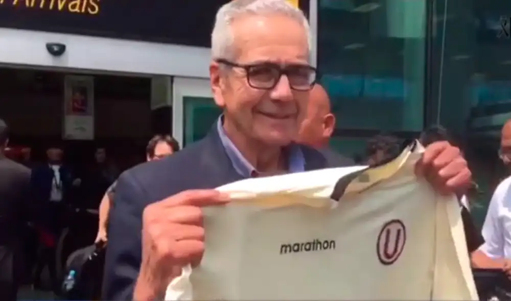 Gregorio Pérez llegó a Lima para ser presentado como nuevo técnico de Universitario de Deportes para la temporada 2020. | Foto: Gol Perú