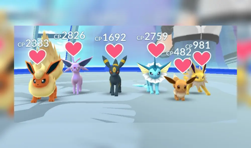 Glaceon aprenderá Ultima Baza en Pokémon GO por tiempo limitado