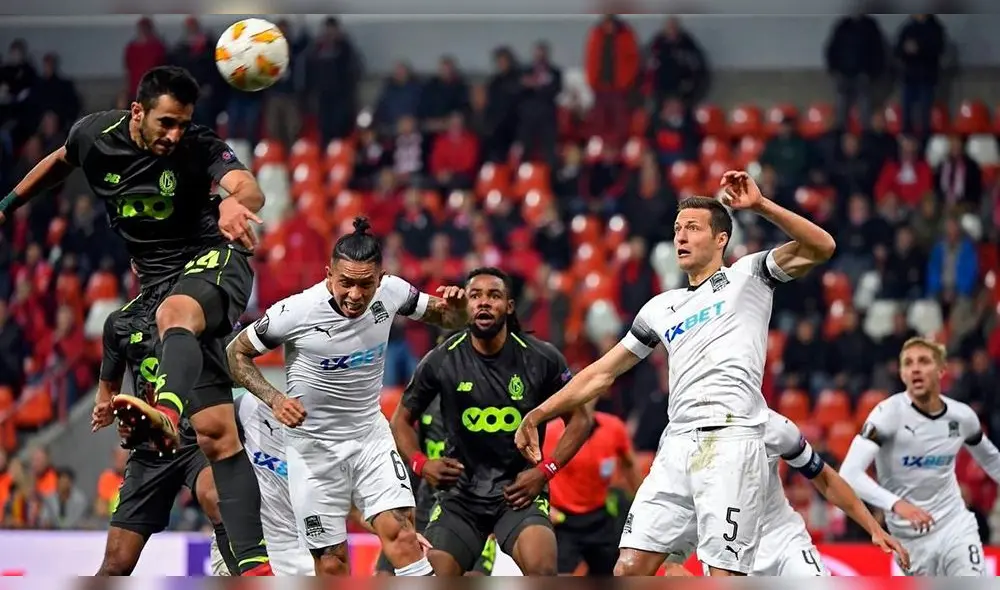 Krasnodar, con Cueva de titular, remontó y ganó a Standard Lieja por la Europa League [RESUMEN]