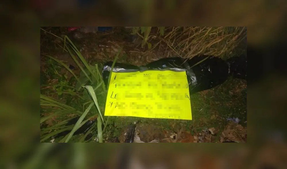 “Esto me pasó porque mi marido no quiso pagar”: dejan mensaje junto a cuerpo decapitado de empresaria 