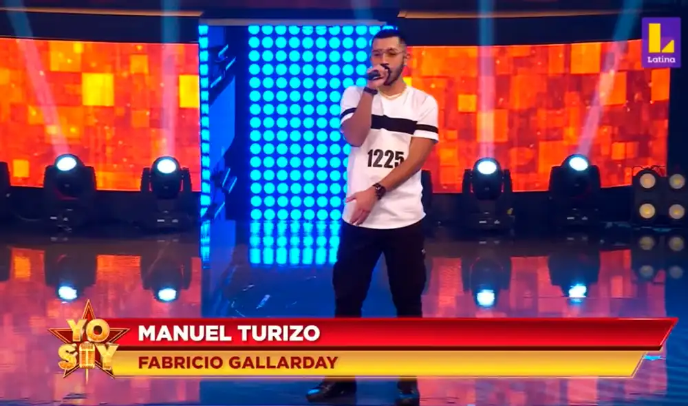 Exarquero de Universitario se presentó en “Yo Soy” imitando a Manuel Turizo. Captura de Latina TV Exarquero de Universitario se presentó en “Yo Soy” imitando a Manuel Turizo. Captura de Latina TV