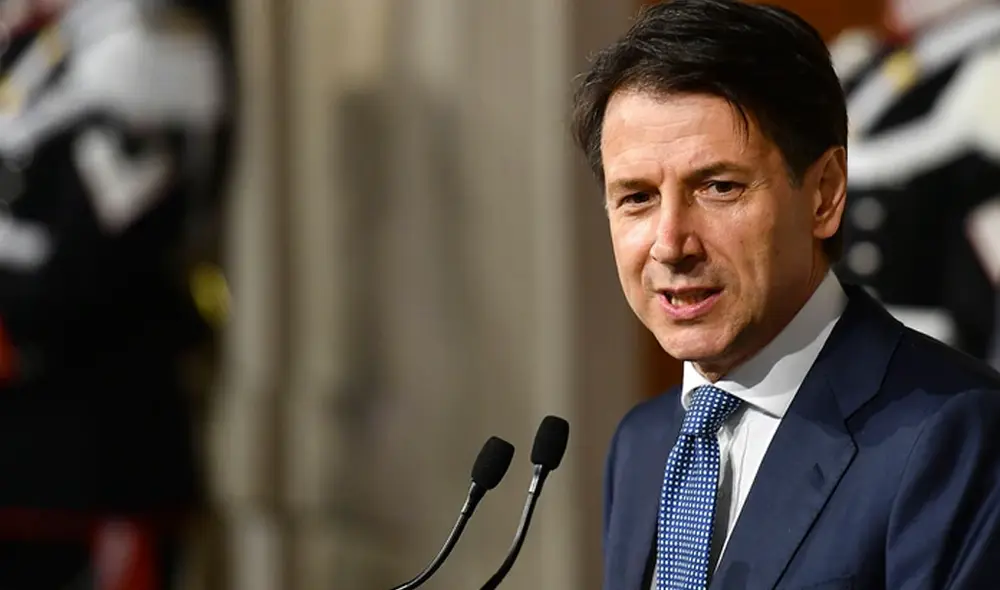 Primer ministro de Italia, Giuseppe Conte. Foto: AFP. Primer ministro de Italia, Giuseppe Conte. Foto: AFP.