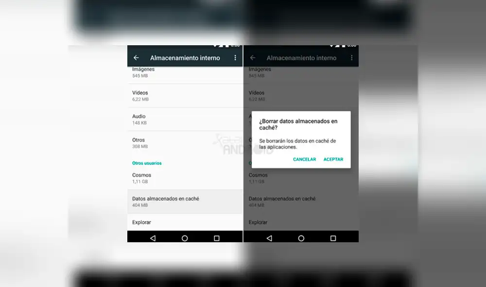 Así podrás liberar de espacio a tu smartphone, permitiendo que WhatsApp funcione mejor.