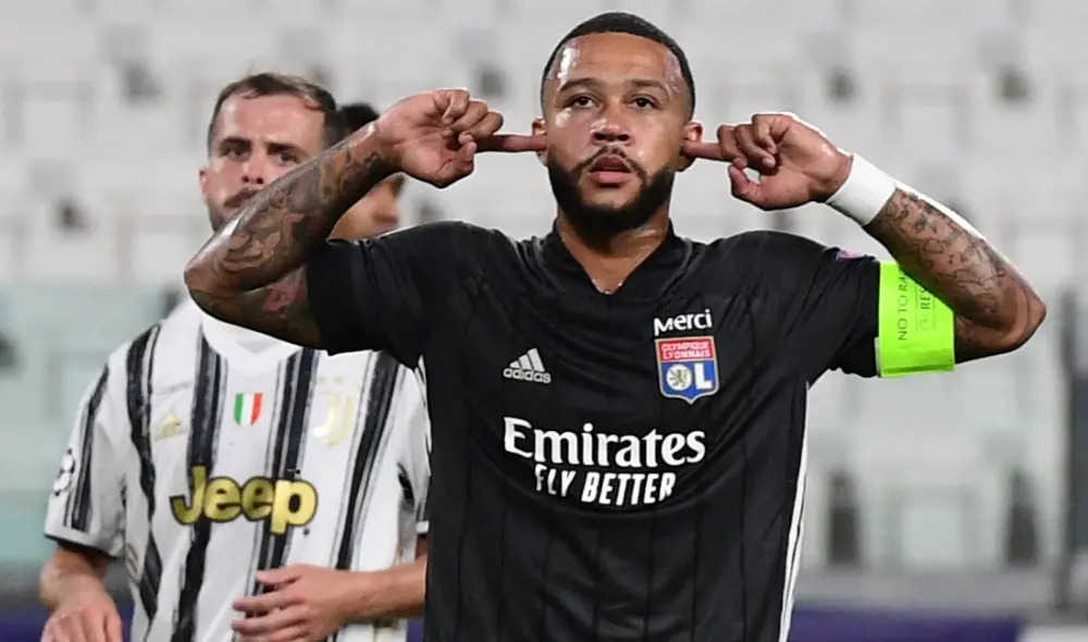 Memphis Depay es el actual capitán del Lyon. (Créditos: AFP)