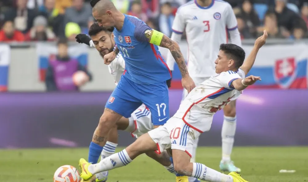 Los chilenos cierran el 2022 sin un triunfo en sus amistosos jugados en la recta final del año. Foto: Twitter La Roja