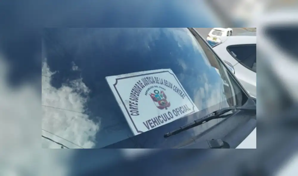 Policía halla droga en camioneta asignada a Corte Superior de Justicia de la Selva Central