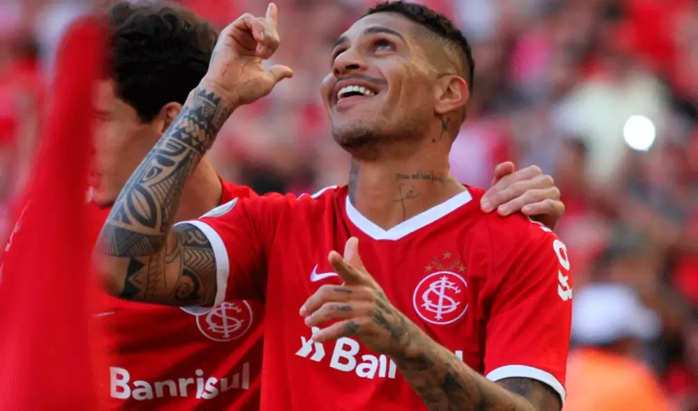 DT del Inter de Porto Alegre se rinde ante Paolo Guerrero, tras doblete en reciente fecha del Brasileirao.