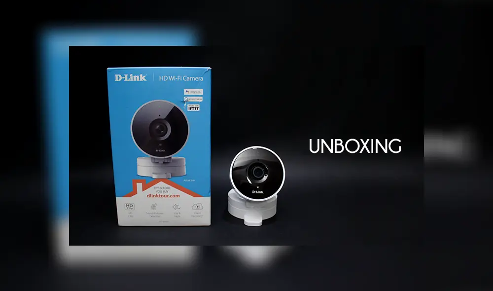 En este unboxing te revelamos todo lo que incluye la cámara de seguridad Mydlink DSC-8010LH. | Foto: Carol Larrain