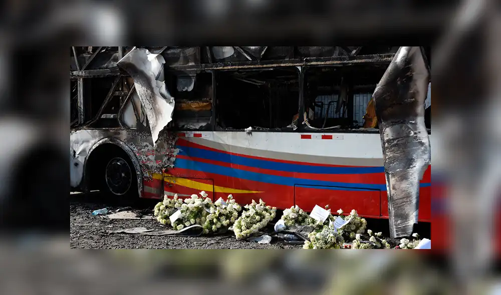 Sajy Bus afirma que incendio fue provocado por mafias que cobran cupos [VIDEO]  