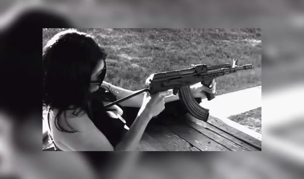 'La Emperatriz' solía tomarse fotos con armas de alto calibre. Foto: Redes sociales. 'La Emperatriz' solía tomarse fotos con armas de alto calibre. Foto: Redes sociales.