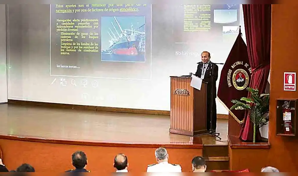 Exposición. Investigador de la UNSA habló de contaminación. Exposición. Investigador de la UNSA habló de contaminación.