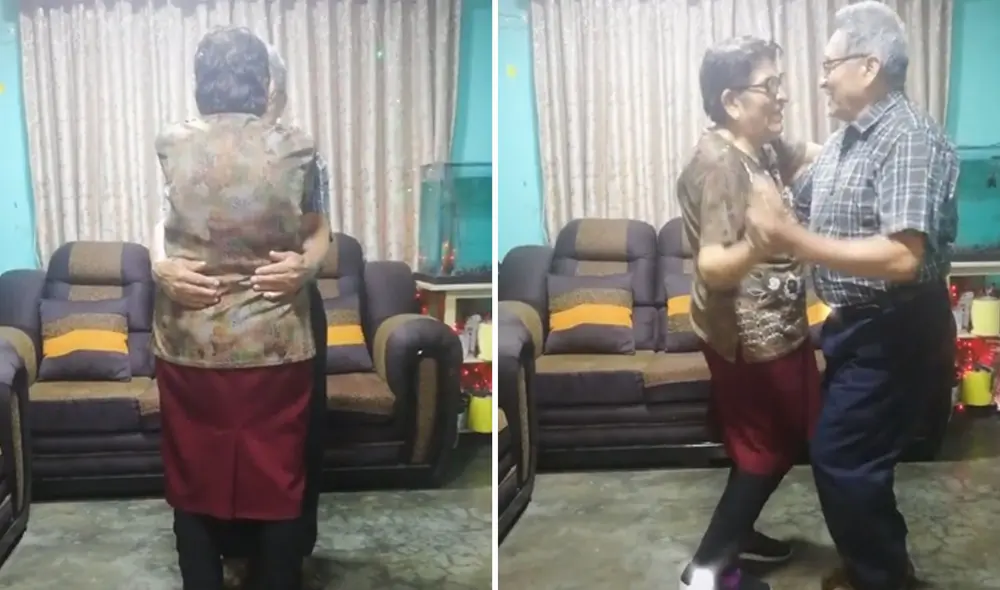 Desliza las imágenes para ver más detalles sobre esta tierna escena que es viral en redes sociales. Foto: captura de TikTok