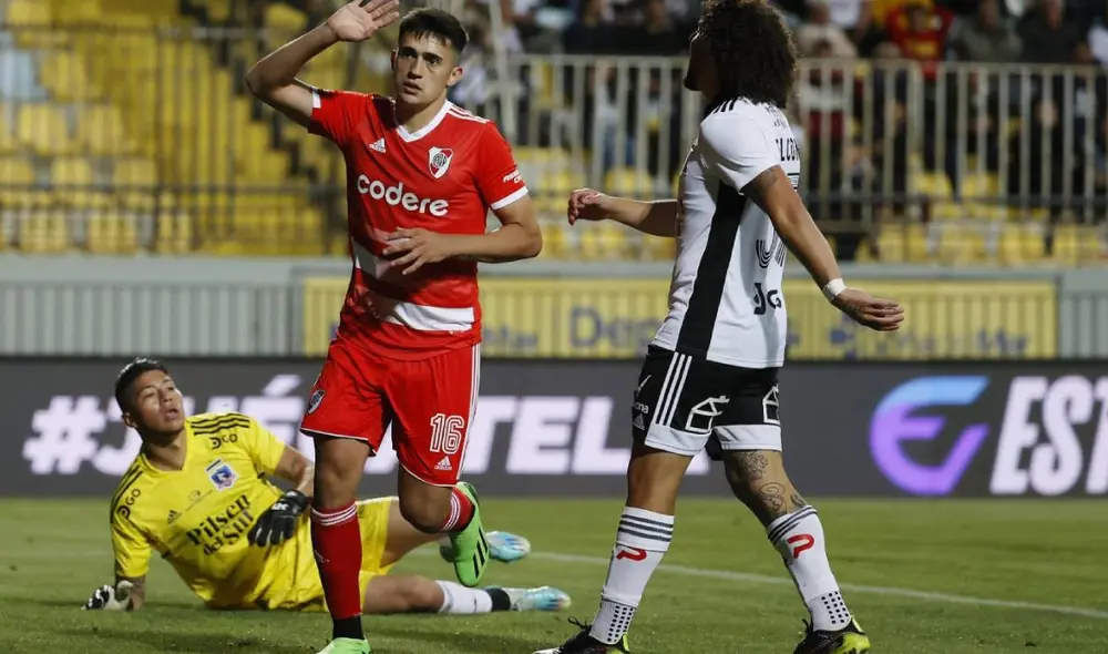 Colo Colo llegó a ponerse en ventaja, pero River Plate pudo remontar en el segundo tiempo. Foto: EFE Colo Colo llegó a ponerse en ventaja, pero River Plate pudo remontar en el segundo tiempo. Foto: EFE