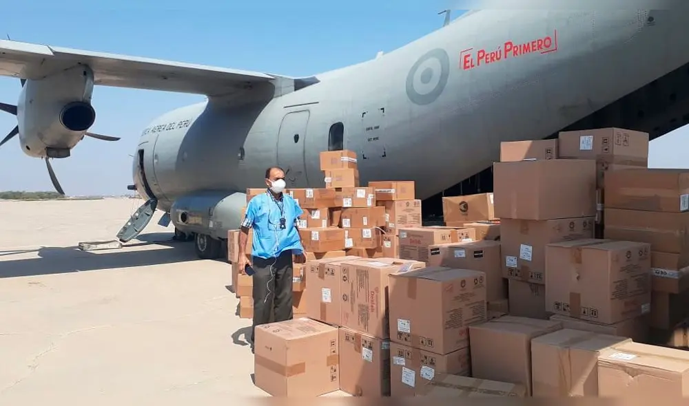 Llega equipos de protección para EsSalud Llega equipos de protección para EsSalud