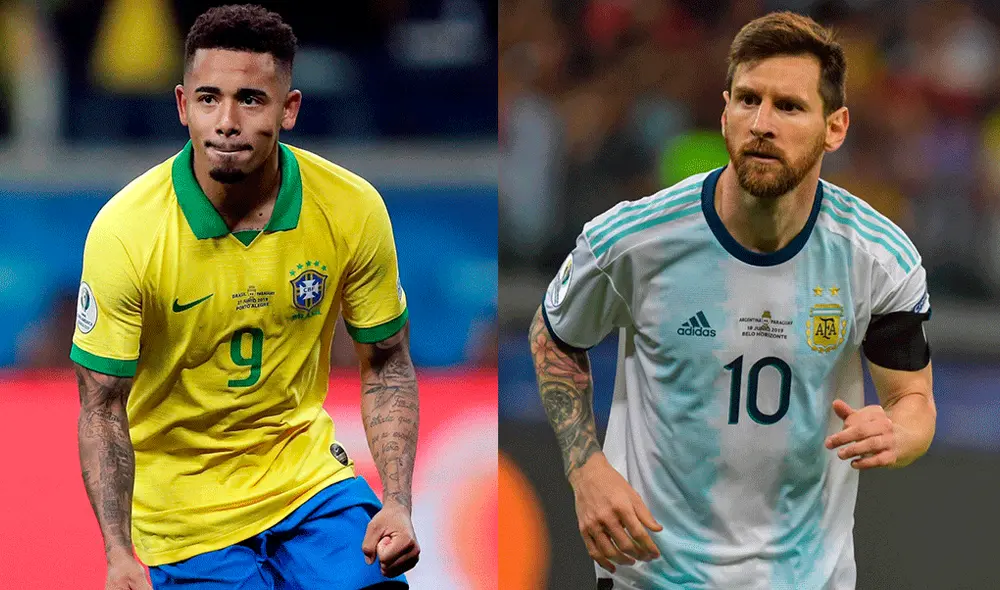 Sigue aquí EN VIVO Argentina vs. Brasil, clásico sudamericano en semifinales de la Copa América 2019. | Foto: AFP
