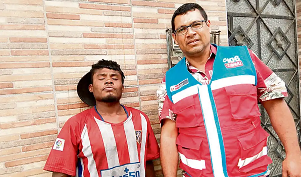 Valiente. Marcos Zuleta Gómez recibirá atención médica gracias al SIS y al SAMU. Y es probable que pronto deje las calles.