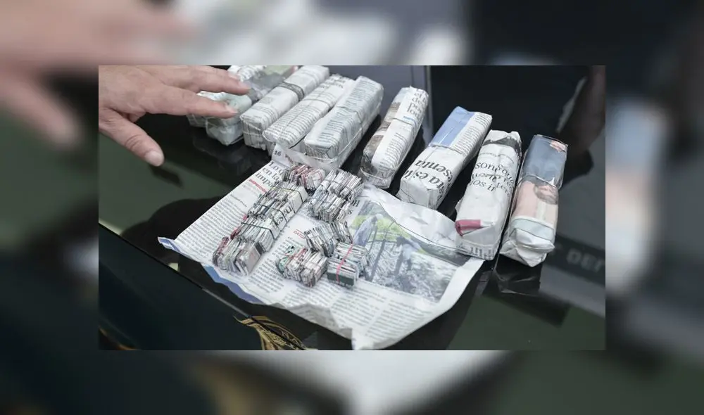 Dos de los detenidos tenían en su poder 11 ketes de PBC y 18 pacos de marihuana. (Foto referencial /  Archivo La República)