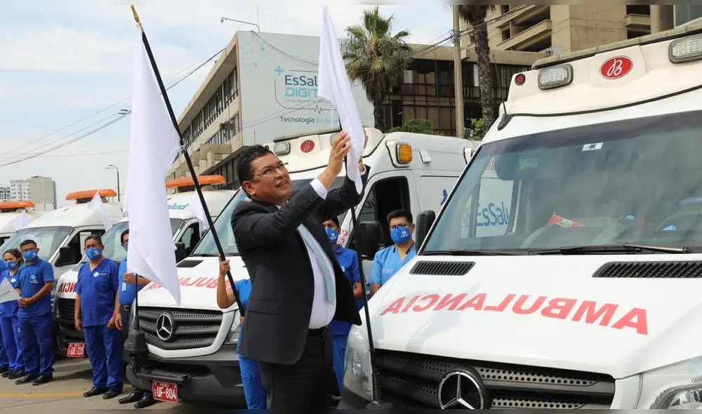 Presidente de EsSalud hace un llamado a que la protesta de este 19 de enero sea pacífica. Foto: EsSalud Presidente de EsSalud hace un llamado a que la protesta de este 19 de enero sea pacífica. Foto: EsSalud