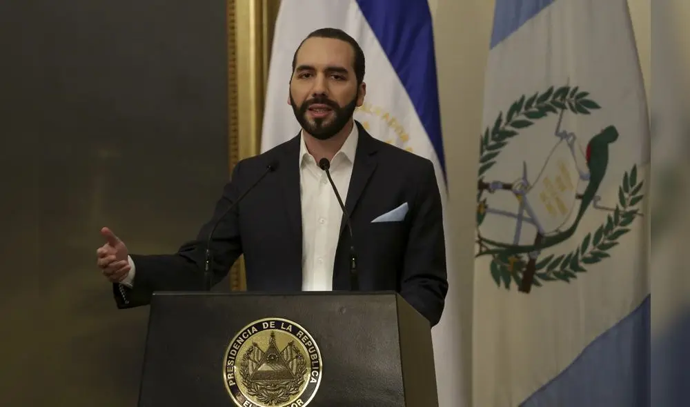 Nayib Bukele, presidente de El Salvador. Foto: AFP.