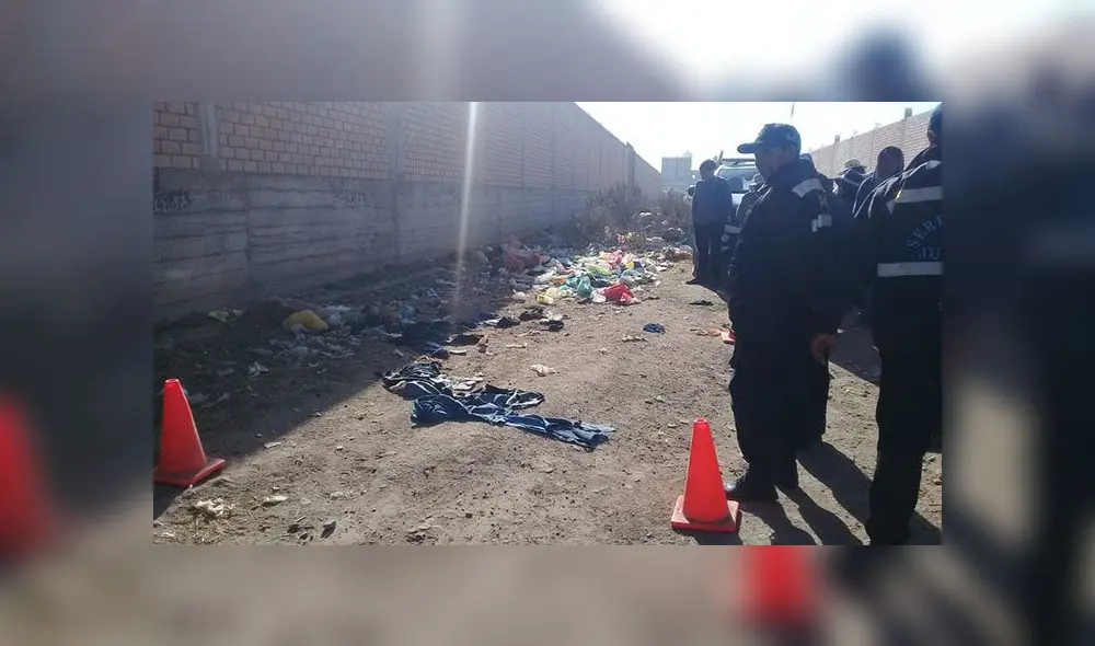 Hombre fue encontrado en un basural en Juliaca