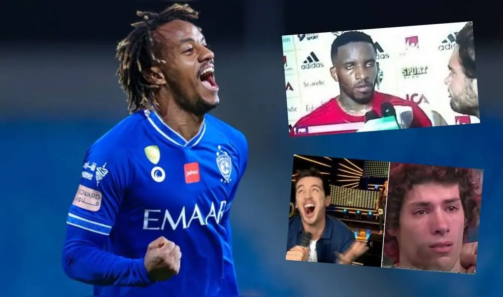 André Carrillo ingresó en el segundo tiempo en el triunfo de PSG por 5-4 ante Riyadh Season. Foto: captura GLR