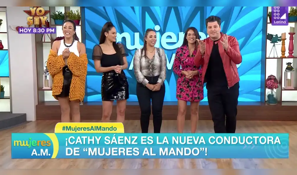 Chaty Sáenz es conductora de "Mujeres al Mando" de Latina