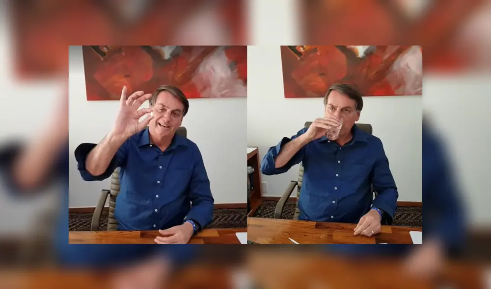 El mandatario de Brasil ha mostrado su desacuerdo con los protocolos de distanciamiento social, de cuarentena total y del uso de la mascarilla. Foto: captura. El mandatario de Brasil ha mostrado su desacuerdo con los protocolos de distanciamiento social, de cuarentena total y del uso de la mascarilla. Foto: captura.