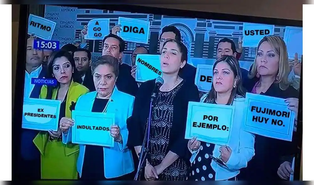 Facebook: Congresistas de Fuerza Popular se convierte en blanco de burlas y divertidos memes
