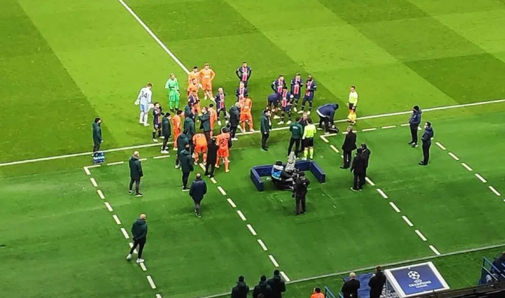 El partido entre PSG vs. Istanbul correspondía a la última fecha de la fase de grupos de la Champions League. Foto: captura Youtube El partido entre PSG vs. Istanbul correspondía a la última fecha de la fase de grupos de la Champions League. Foto: captura Youtube