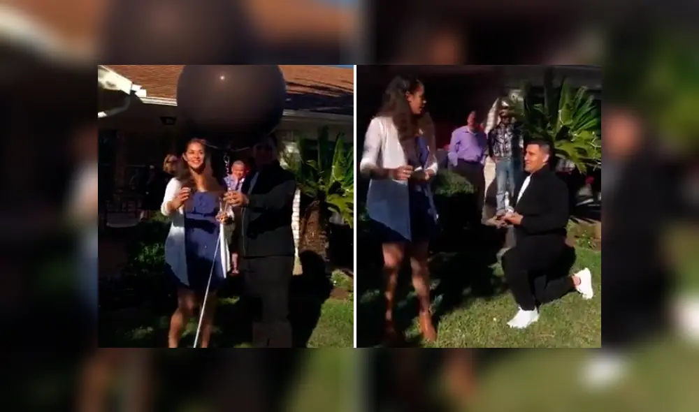 Desliza hacia la izquierda para ver la pedida de mano que se volvió viral en YouTube. Desliza hacia la izquierda para ver la pedida de mano que se volvió viral en YouTube.