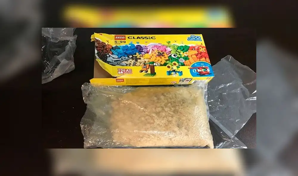 Compraron una caja de piezas Lego y encontraron droga valorizada en unos $40 000