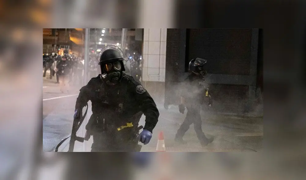 Disturbios en EE. UU. Foto: AFP.