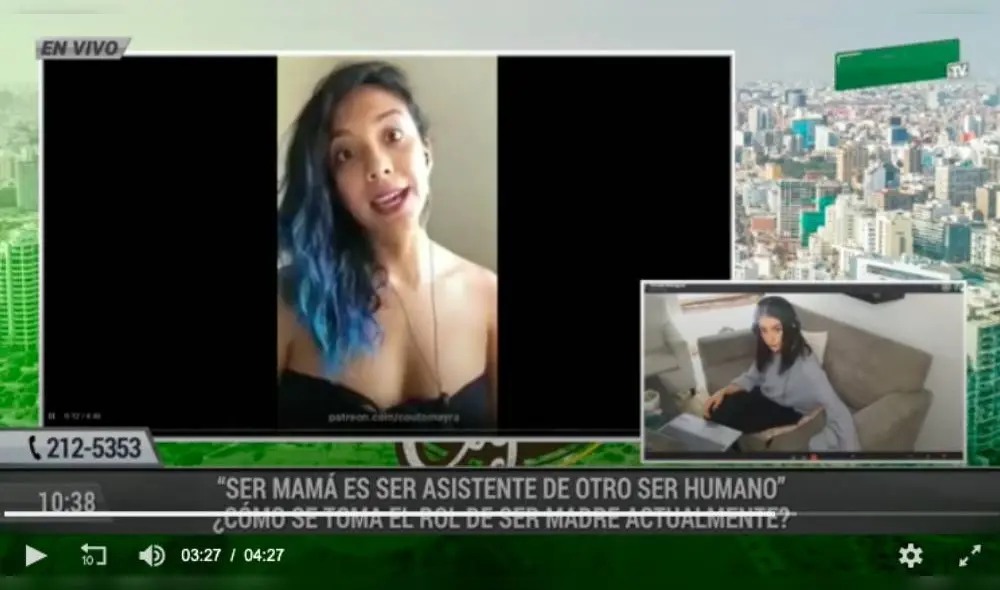 Fiorella Rodríguez también afirmó que el trabajo de una progenitora no solo radica en suplir las necesidades de un niño. (Foto: Captura Capital) Fiorella Rodríguez también afirmó que el trabajo de una progenitora no solo radica en suplir las necesidades de un niño. (Foto: Captura Capital)