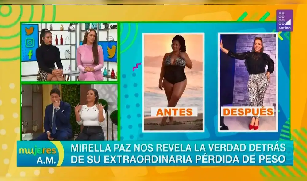 Mirella Paz rompe en llanto tras revelar su lucha para bajar de peso Mirella Paz rompe en llanto tras revelar su lucha para bajar de peso