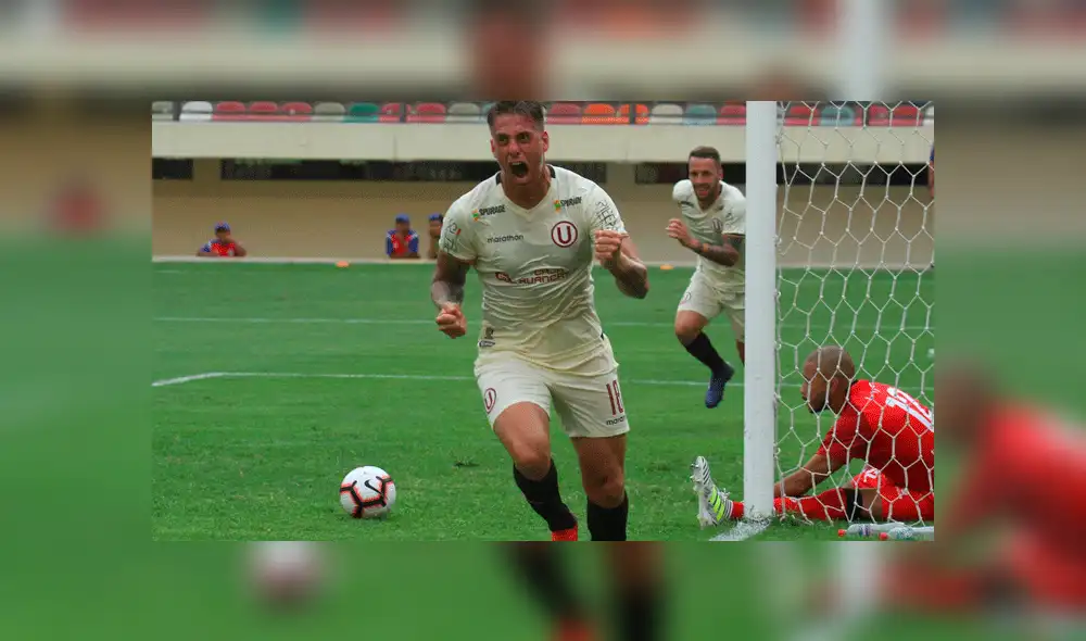 Germán Denis anotó el 1-1 en el Universitario vs Sport Huancayo [VIDEO]