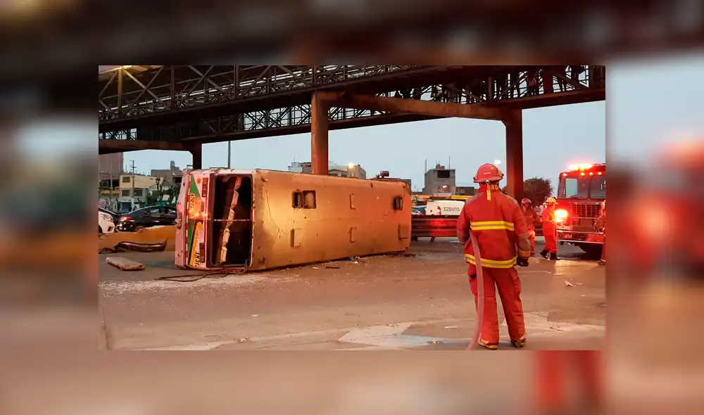 Colisión de un bus en el Callao deja más de 20 heridos [VIDEO]