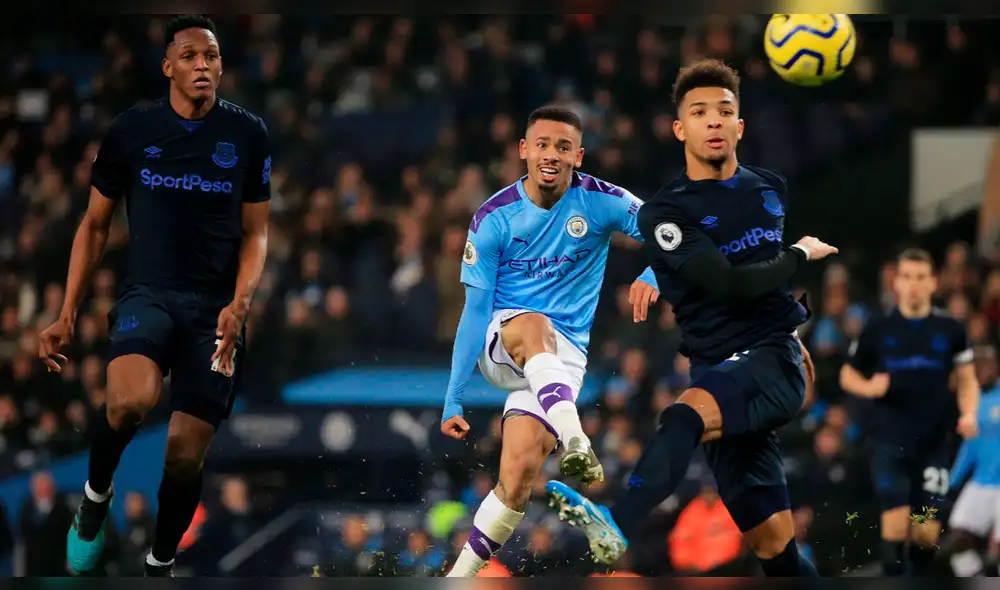 Manchester City vs Everton por la Premier League. Manchester City vs Everton por la Premier League.