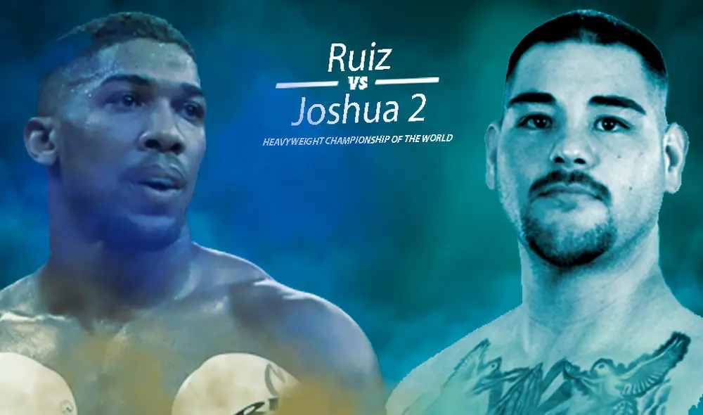 Andy Ruiz vs. Anthony Joshua EN VIVO ONLINE EN DIRECTO vía Azteca 7, Televisa Deportes y Space por la revancha este sábado 7 de diciembre a partir de las 15:00 horas (Perú) por los títulos pesados que ostenta el pugilista azteca desde el Diriyah Arena de Riyadh (Arabia Saudita).