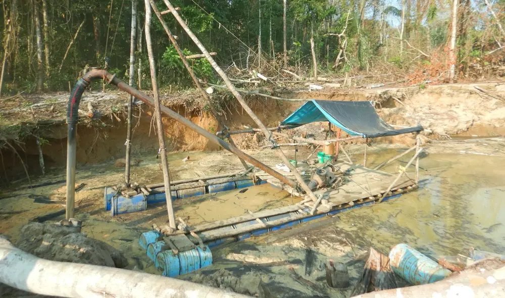 Golpe a la minería ilegal en Madre de Dios | Créditos: difusión