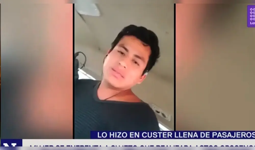 Cercado de Lima: mujer enfrenta a sujeto que realizaba actos obscenos [VIDEO]