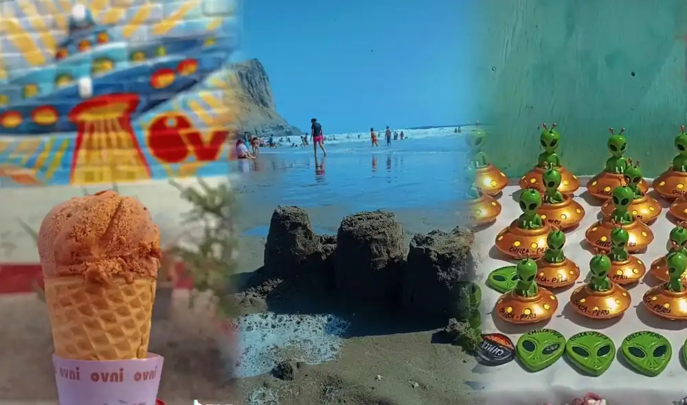 Conoce el distrito de Lima con temática ovni y alien. Foto: composición LR/Tiktok/@tatianavaler