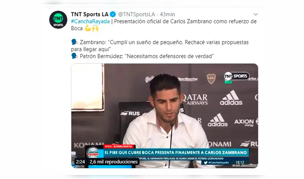 Boca Juniors ficha a Carlos Zambrano: prensa argentina informa sobre la llegada del peruano. Boca Juniors ficha a Carlos Zambrano: prensa argentina informa sobre la llegada del peruano.