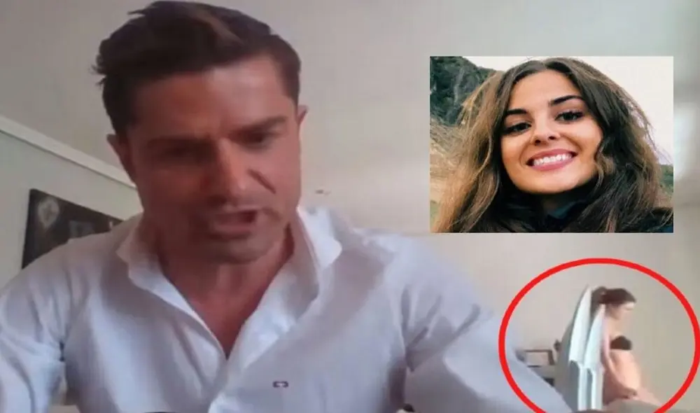 Alexia Rivas fue captada durante directo realizado por Alfonso Merlos. (Foto: Periodista Digital)