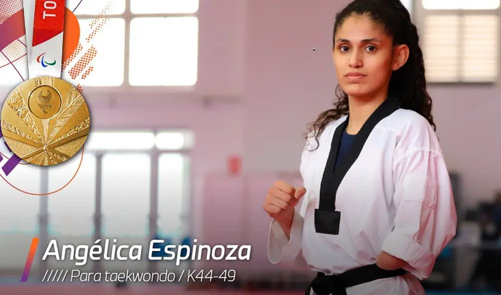 Angélica Espinoza consiguió la primera medalla de oro para Perú en los Juegos Paralímpicos 2020. Foto: IPD Angélica Espinoza consiguió la primera medalla de oro para Perú en los Juegos Paralímpicos 2020. Foto: IPD