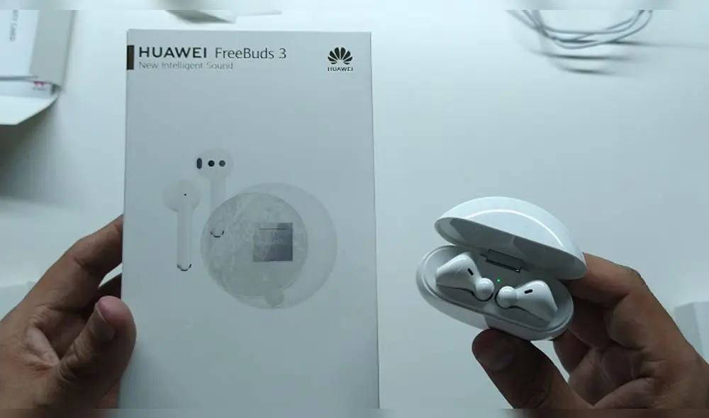 Los FreeBuds 3 de Huawei son audífonos inalámbricos con cancelación de ruido y batería de larga duración. Foto: Daniel Robles Los FreeBuds 3 de Huawei son audífonos inalámbricos con cancelación de ruido y batería de larga duración. Foto: Daniel Robles