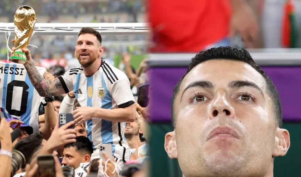Lionel Messi ganó su primer Mundial en su carrera. CR7 se quedó en cuartos de final. Foto: composición/EFE Lionel Messi ganó su primer Mundial en su carrera. CR7 se quedó en cuartos de final. Foto: composición/EFE