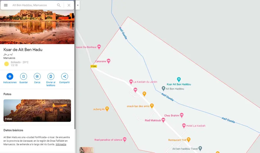 Desliza las imágenes para ver cómo luce la ciudad donde se filmó El Gladiador. Foto: Captura de Google Maps Desliza las imágenes para ver cómo luce la ciudad donde se filmó El Gladiador. Foto: Captura de Google Maps