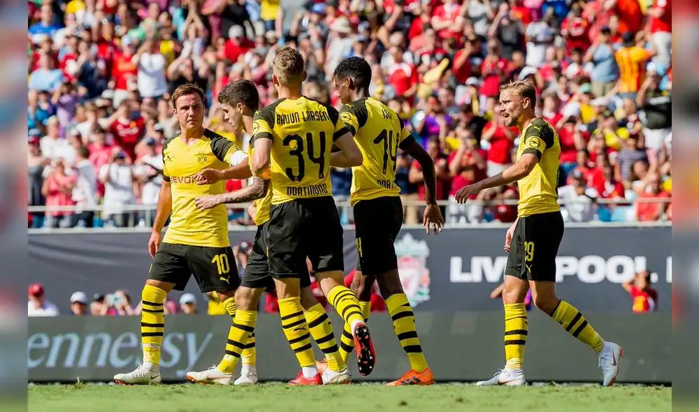 Borussia Dortmund derrotó 3-1 Liverpool por la International Champions Cup